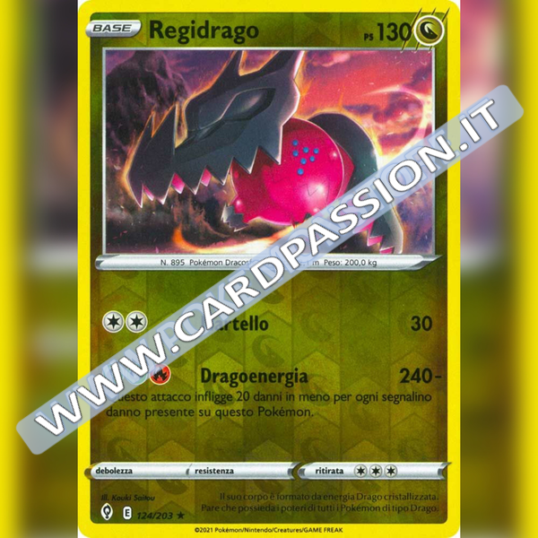 124/203 Regidrago Reverse | Evoluzioni Eteree - Card Passion