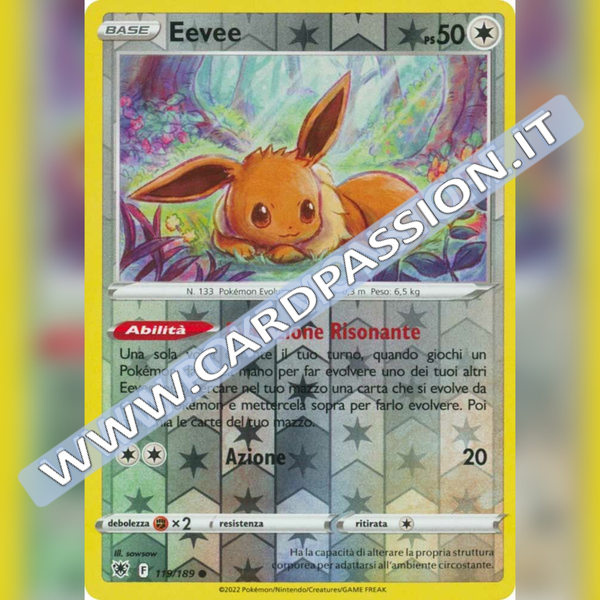 119/189 Eevee Comune Reverse | Lucentezza Siderale - Card Passion