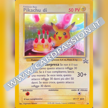 24 Pikachu Compleanno Holo Mint | Black Star Promo