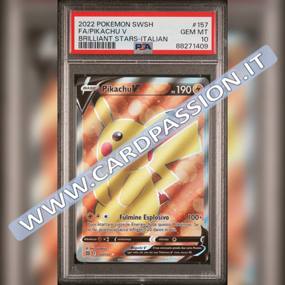 157/172 Pikachu V (Full Art) | Astri Lucenti - PSA 10