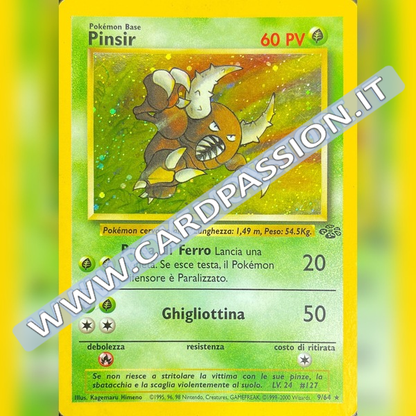 9/64  Pinsir Holo Played | Set Jungle (IT)