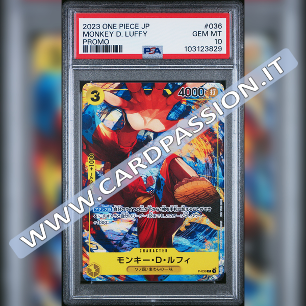 P-036 Monkey D. Luffy | Promo - PSA 10 (JP)