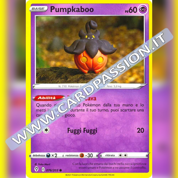 076/203 Pumpkaboo | Evoluzioni Eteree - Card Passion