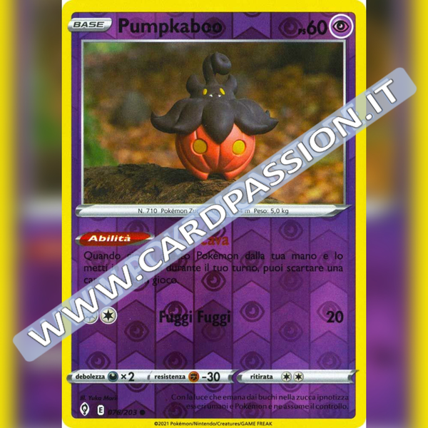 076/203 Pumpkaboo Reverse | Evoluzioni Eteree - Card Passion