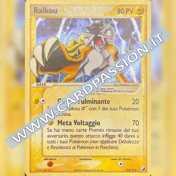 114/115 Raikou Gold Star Good | ex Forze Segrete (IT)