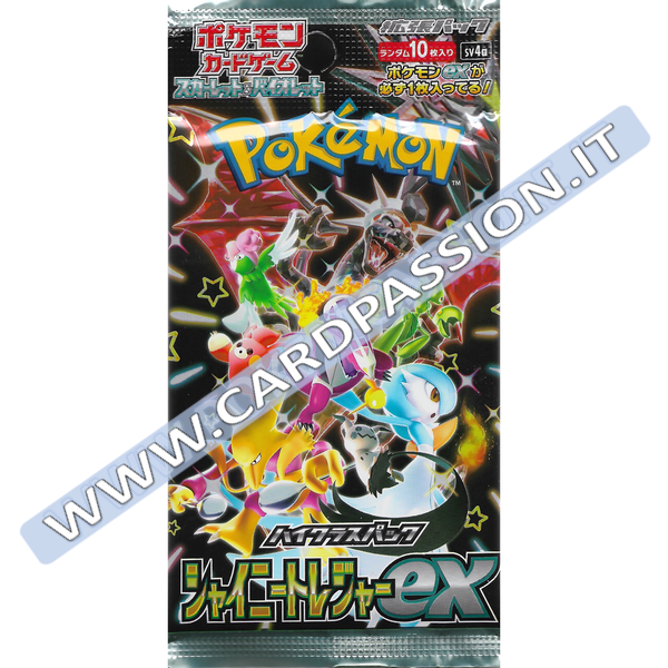 ★ Shiny Treasure ex (sv4a) | pacchetto da 10 carte (JAP)