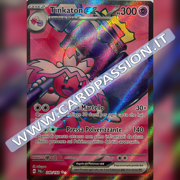 240/193 Tinkaton ex (Full Art) | Evoluzioni a Paldea