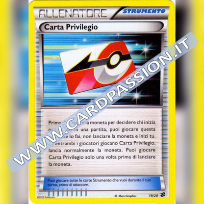 19/20 Carta Privilegio Holo (Near Mint) | Tesoro dei Draghi