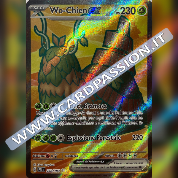 232/193 Wo-Chien ex (Full Art) | Evoluzioni a Paldea