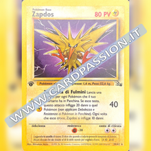 30/62 Zapdos Prima Edizione Excellent | Set Fossil (IT)