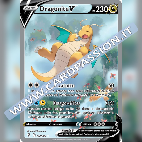 Pokemon outlet Dragonite V Alternate Full Art