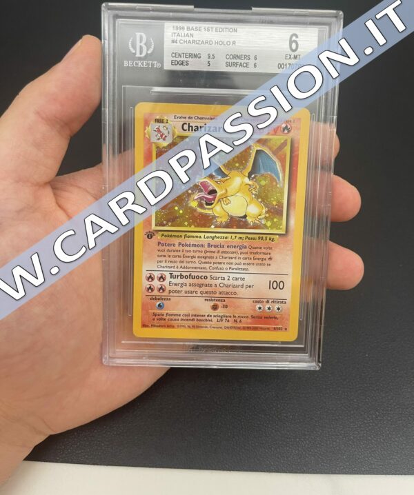 4/102 Charizard Holo Prima Edizione | Set Base - BGS 6 - immagine 2