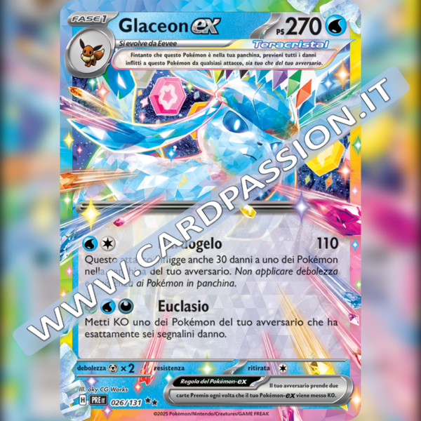 026/131 Glaceon ex | Evoluzioni Prismatiche