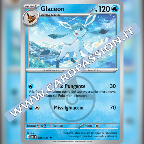 025/131 Glaceon Master Ball Reverse | Evoluzioni Prismatiche