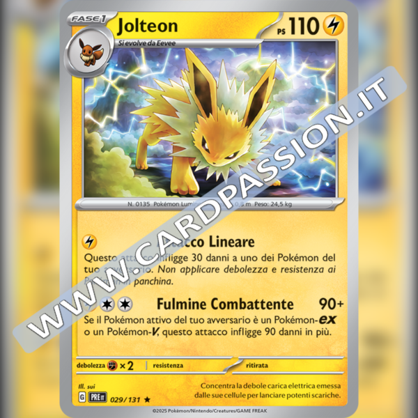 029/131 Jolteon Holo | Evoluzioni Prismatiche