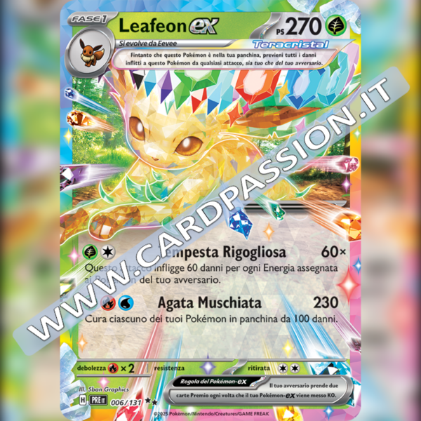 006/131 Leafeon ex | Evoluzioni Prismatiche