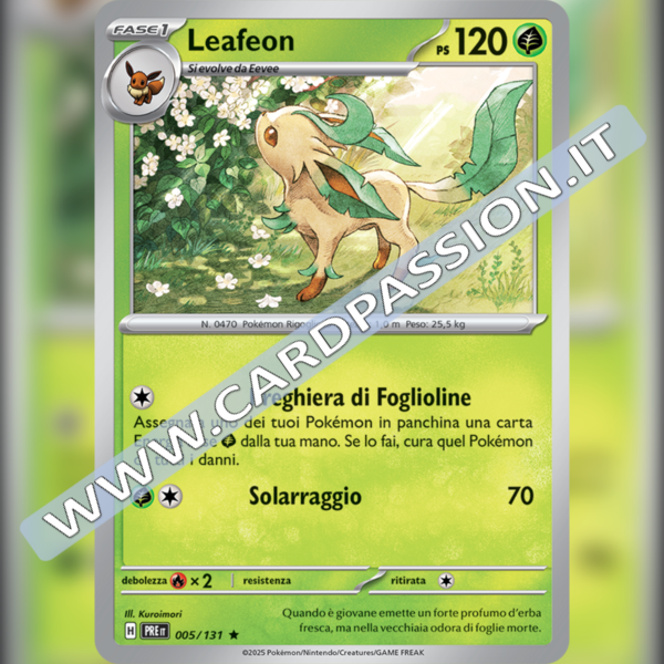 005/131 Leafeon Holo | Evoluzioni Prismatiche