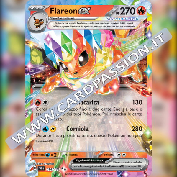 014/131 Flareon ex | Evoluzioni Prismatiche