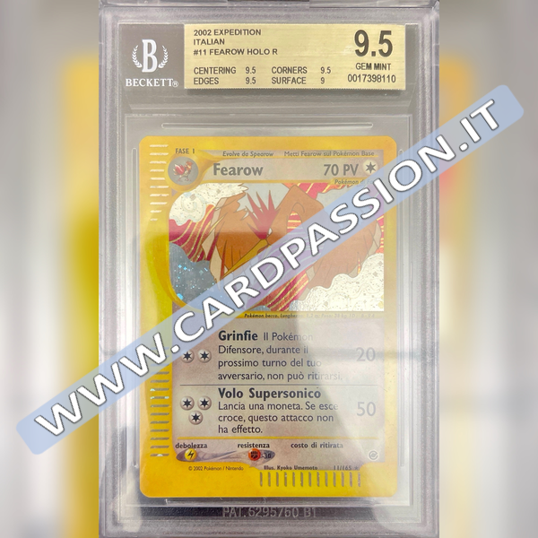 11/165 Fearow Holo | Expedition BGS 9.5